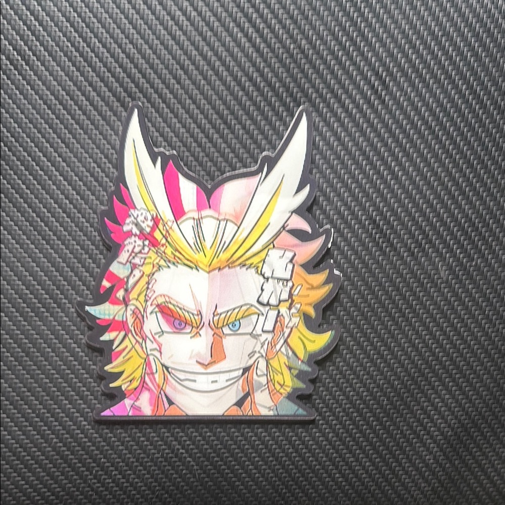 My hero academia all might 3d motion sticker